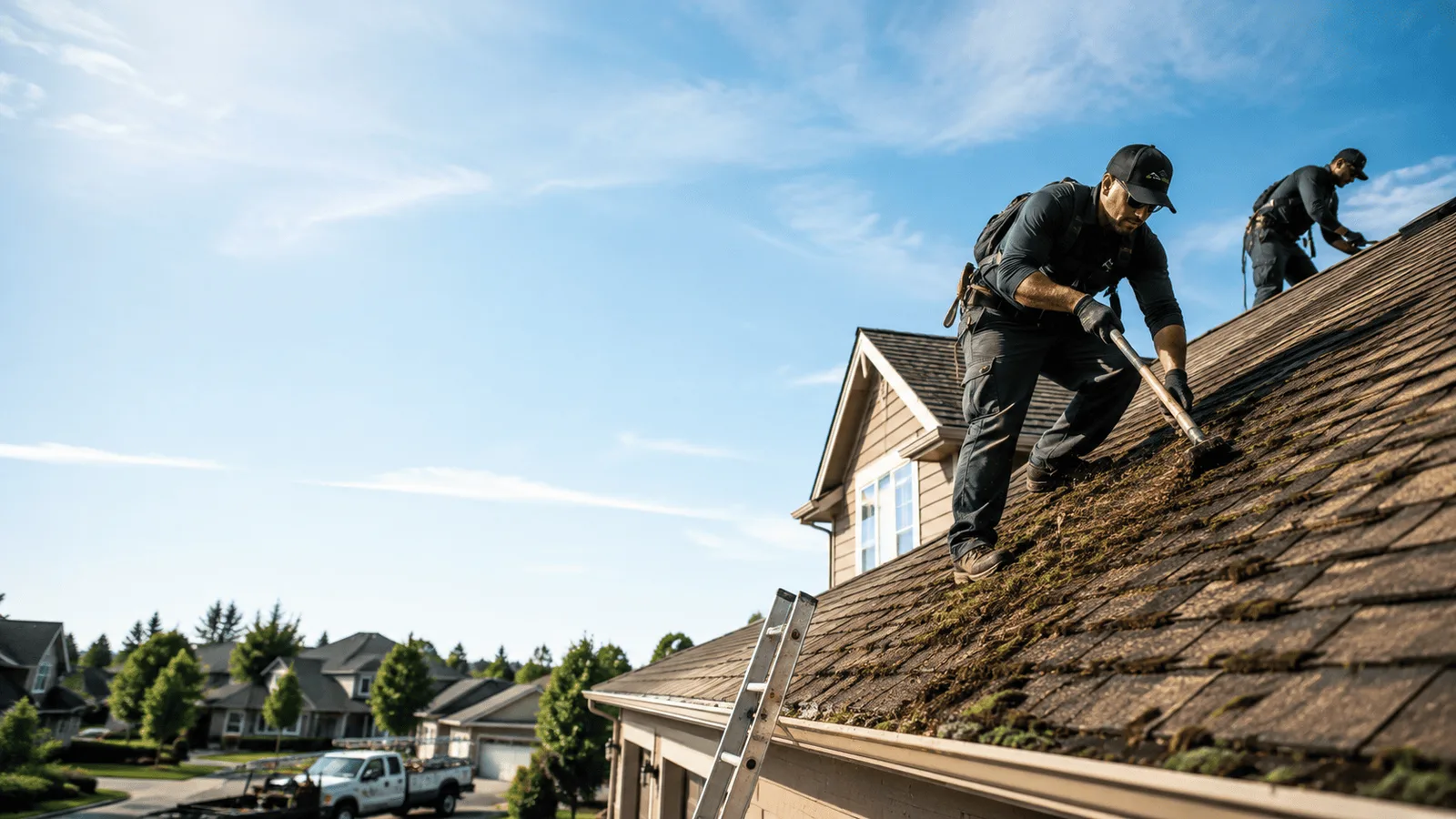 Roof Moss Removal in Packwaukee, WI near me